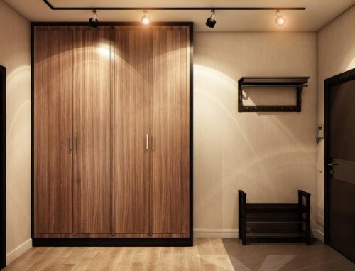 Лаконичный и строгий интерьер однокомнатной квартиры для молодого человека. 08