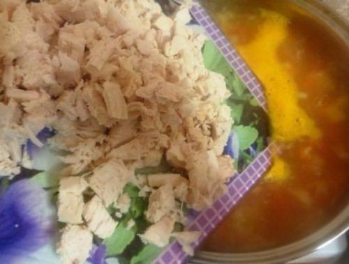 Сырный суп с куриным филе? 02