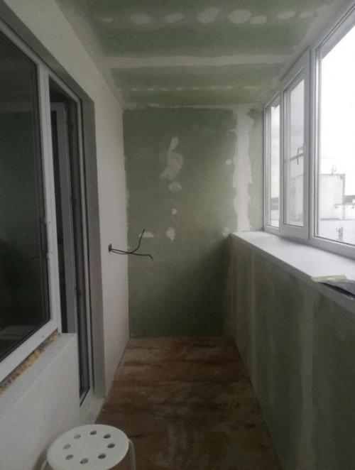 Процесс ремонта балкона. 04