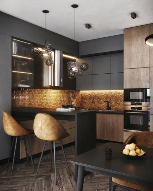 Дизайнеры Mossebo создали уникальный интерьер в современном стиле для девушки - руководителя PR - отдела в крупной международной компании. 01