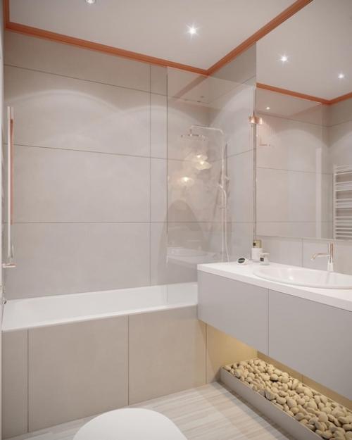 Интерьер ванной комнаты. 02