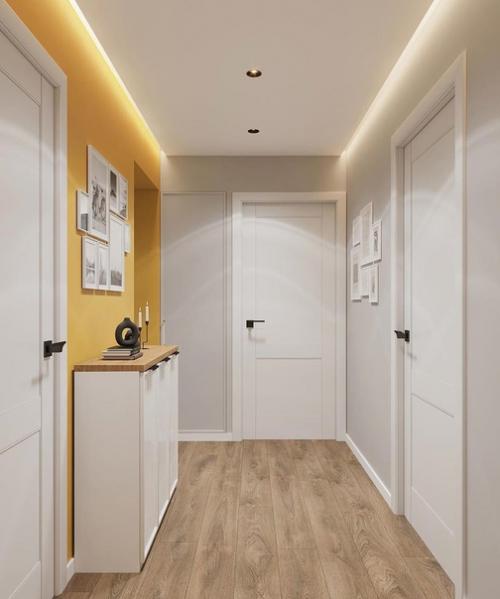 Стильный интерьер прихожей. 02