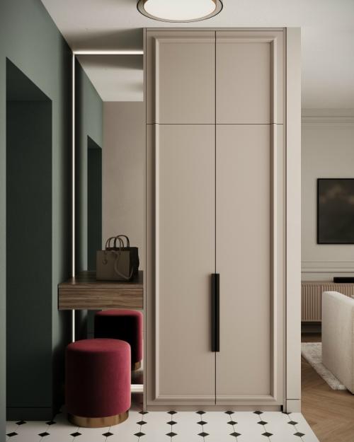 Проект 1-комнатной квартиры 40 м 2 в ЖК самоцветы в Саранске. 09