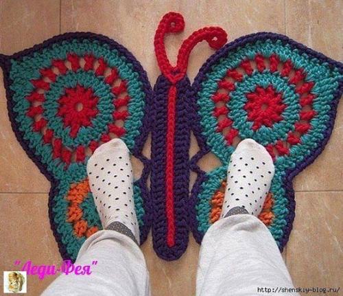 5 красивых ковриков для дома - мы вяжем крючком! 05