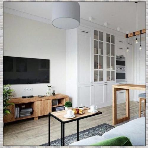 Красивая кухня - гостиная. 03