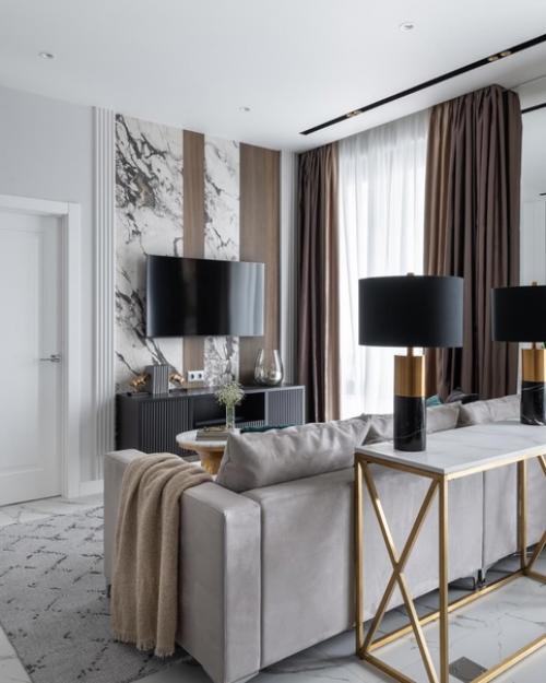 Заказчик, молодой мужчина, приобрел квартиру в ЖК Пресня Сити. 01