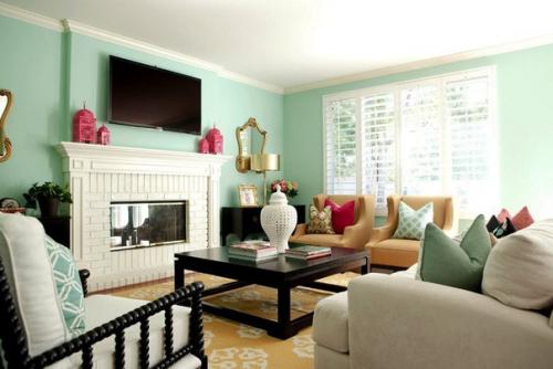 Мятная цветовая гамма на сегодняшний день очень популярной остается. 05