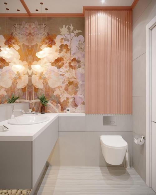 Интерьер ванной комнаты.