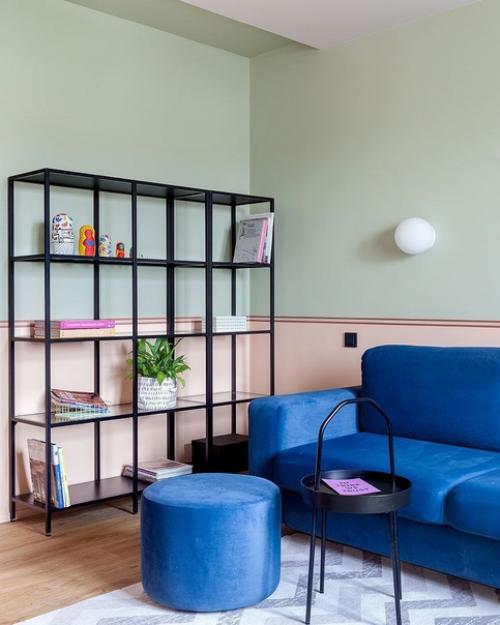 Студиякубквадрат.  Татьяна Понамарева и Ольга Елизарова спроектировали квартиру 60кв. 01