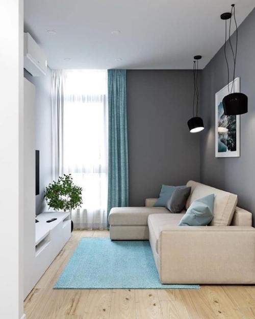 Какой вариант оформления гостиной вам понравился: 1, 2 или 3. 01