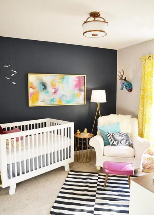 При обустройстве детской комнаты во внимание берется множество нюансов, от гармоничного планирования пространства до практичности и экономичности. 09