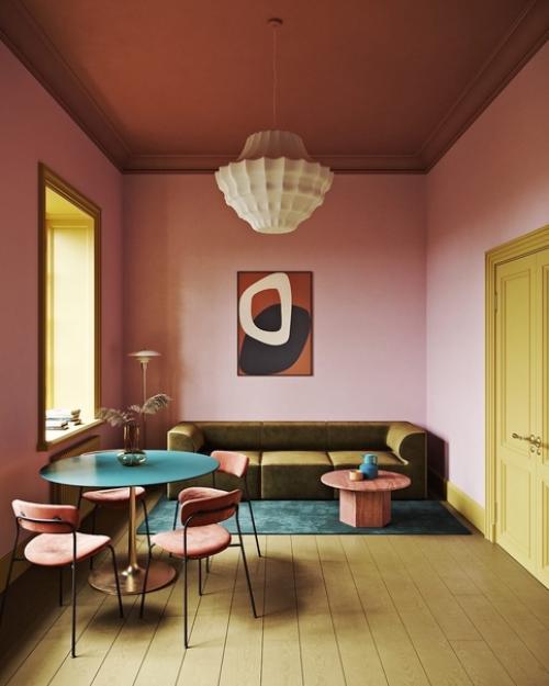 Очень … ну просто очень специфический дизайн интерьера кухни. 01