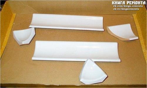 Установка бордюра для ванны. 03