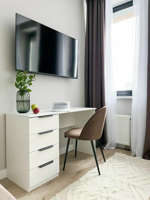 Интерьер квартиры - студии 28 м 2 в ЖК B'Aires в Москве. 07