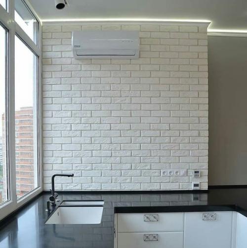 Кухня - гостинная в новостройке. 05