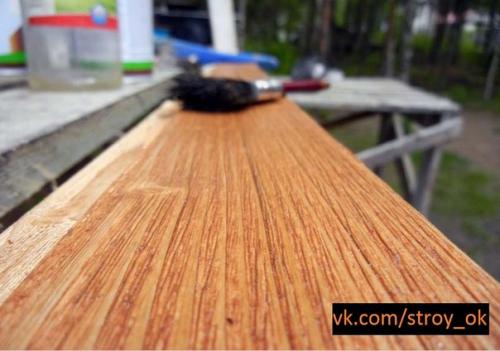 Как состарить дерево или мебель своими руками? 05