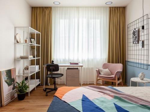 Студиякубквадрат.  Татьяна Понамарева и Ольга Елизарова спроектировали квартиру 60кв. 03