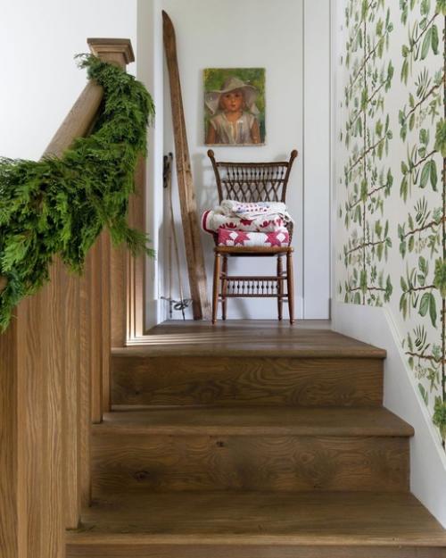 Именно в таком бревенчатом доме хочется встречать новый год и рождество! 07