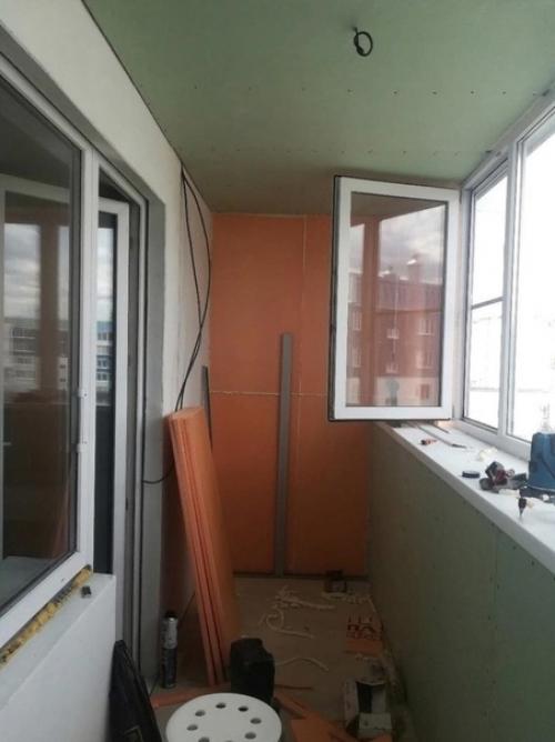 Процесс ремонта балкона. 02