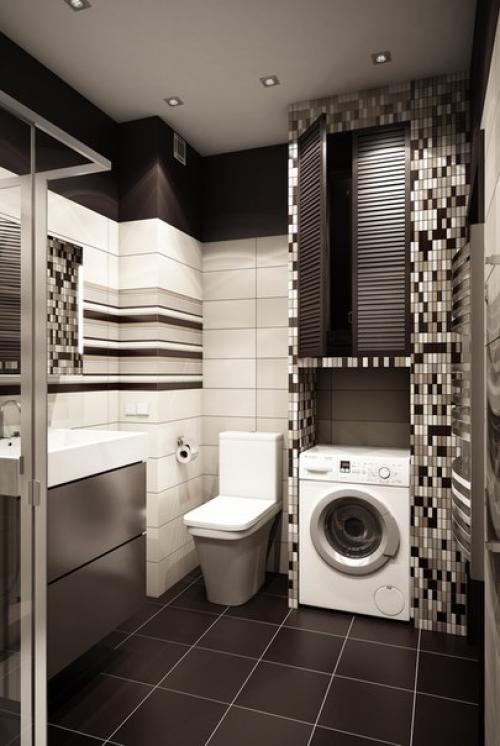 Лаконичный и строгий интерьер однокомнатной квартиры для молодого человека. 04