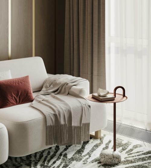 Этот интерьер кухни - гостиной - отражение своей хозяйки. 04