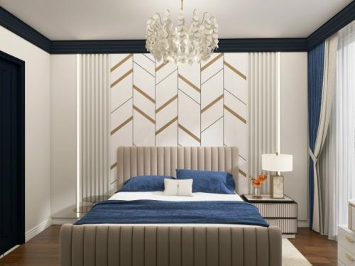 Готовый дизайн - проект 2- комнатная квартира в стиле Ар - Деко. 01 Готовый дизайн - проект 2- комнатная квартира в стиле Ар - Деко. 01