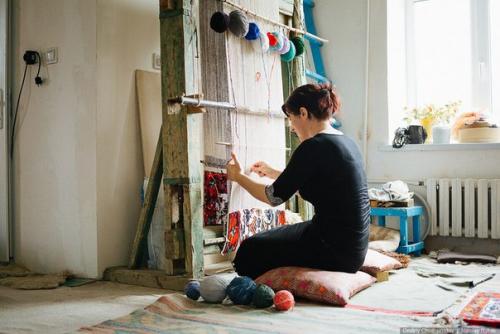 Табасаранцы - единственный этнос в России, который еще продолжает заниматься ручным ковроткачеством. 06