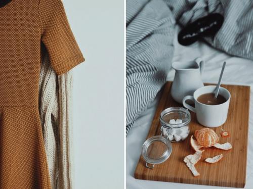 Этим утром. Потёртый шик прекрасен, но я хочу чего-то минималистического, никакого цвета - только тёмное дерево и бетон. 01