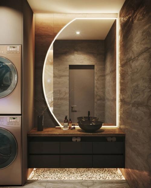 Дизайнеры Mossebo создали уникальный интерьер в современном стиле для девушки - руководителя PR - отдела в крупной международной компании. 06