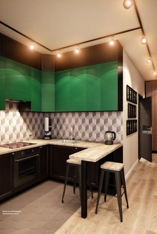 Лаконичный и строгий интерьер однокомнатной квартиры для молодого человека. 02