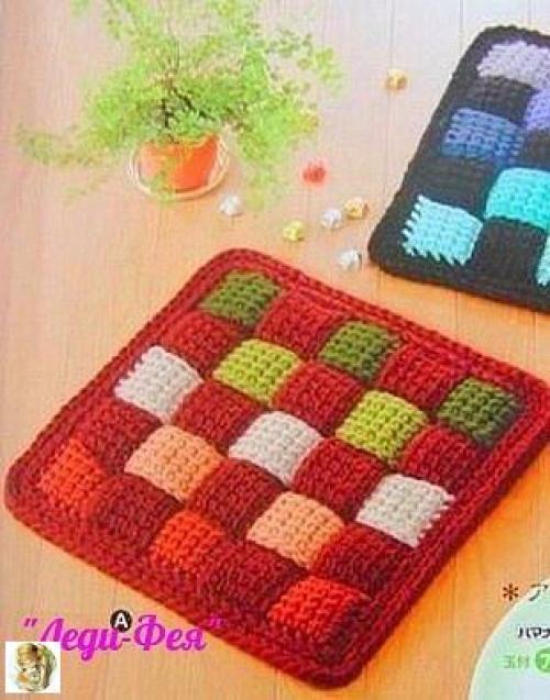 5 красивых ковриков для дома - мы вяжем крючком! 03
