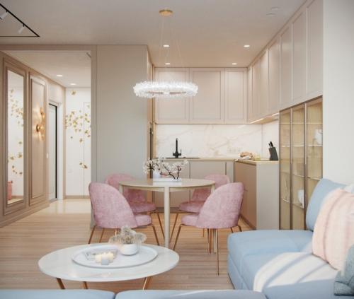 Легкий, стильный интерьер в современном стиле от нашей студии! 04