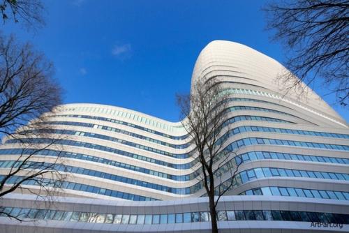 Зелёный небоскрёб от Unstudio в Голландии. 01