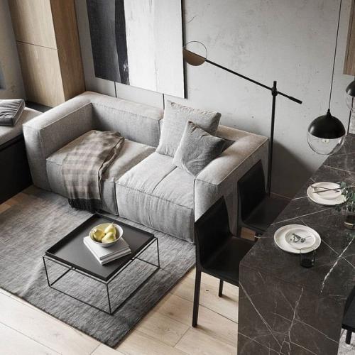 Площадь кухни - гостиной 16 кв. 04