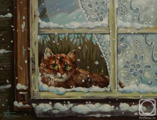 Зимнее настроение от художницы Киры паниной. 08