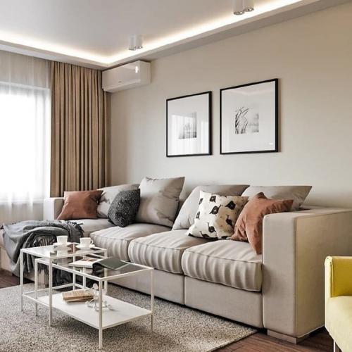 Какой вариант оформления гостиной вам понравился: 1, 2 или 3. 06