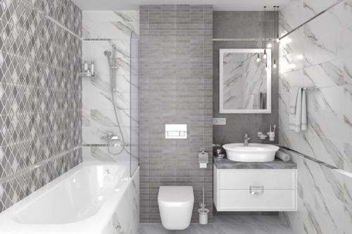 Мрамор снова в любимцах у дизайнеров интерьера. 01