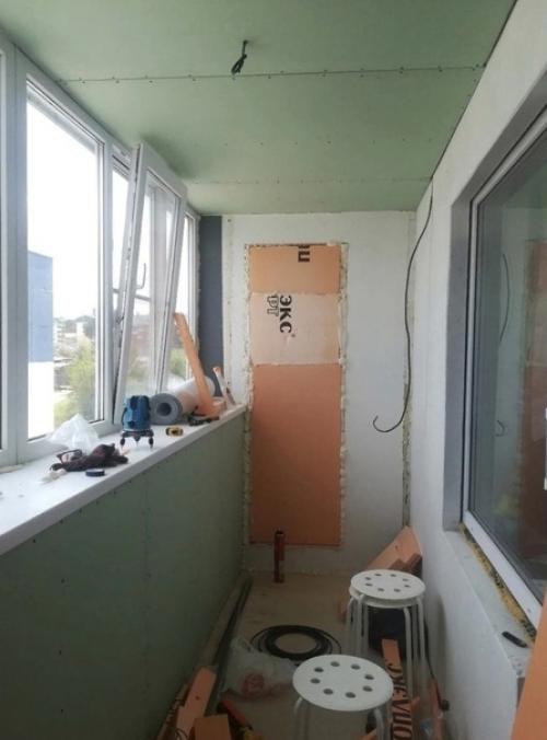 Процесс ремонта балкона. 03