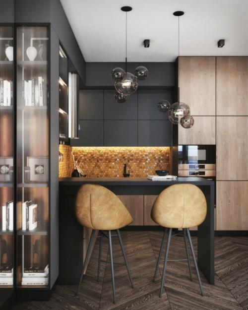 Дизайнеры Mossebo создали уникальный интерьер в современном стиле для девушки - руководителя PR - отдела в крупной международной компании. 03