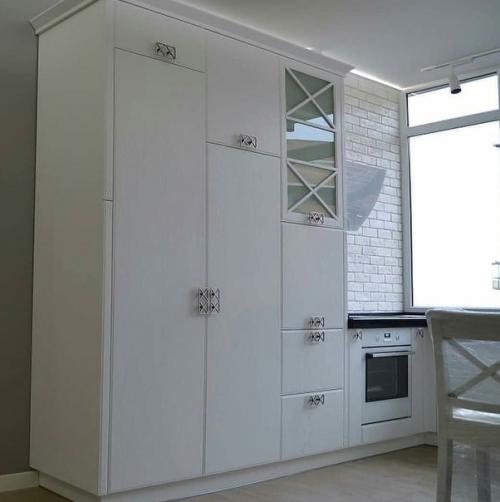 Кухня - гостинная в новостройке. 06