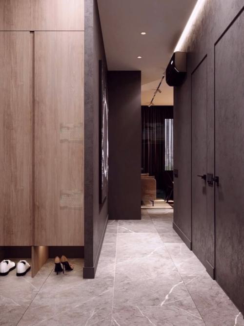 Стильный дизайн интерьера двухкомнатной квартиры Шоколад И Перец. 08