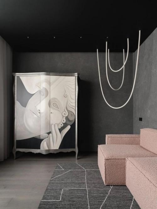 Реализованный интерьер квартиры, площадью 145 кв. 03