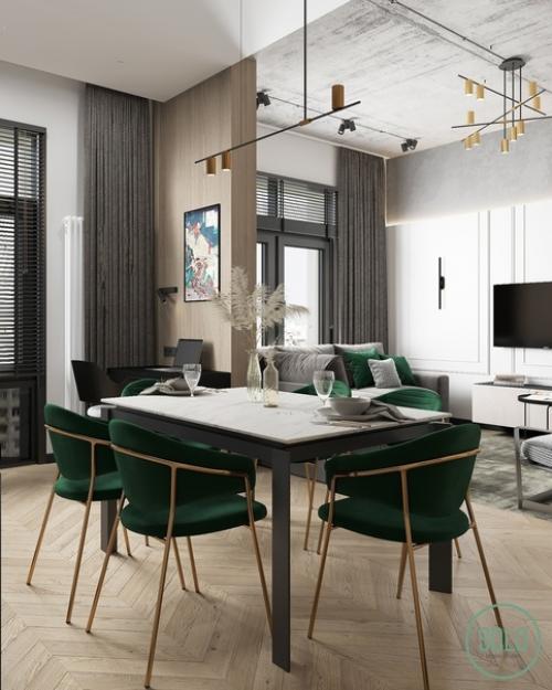 Кухня - гостиная - прихожая (30 кв. 03