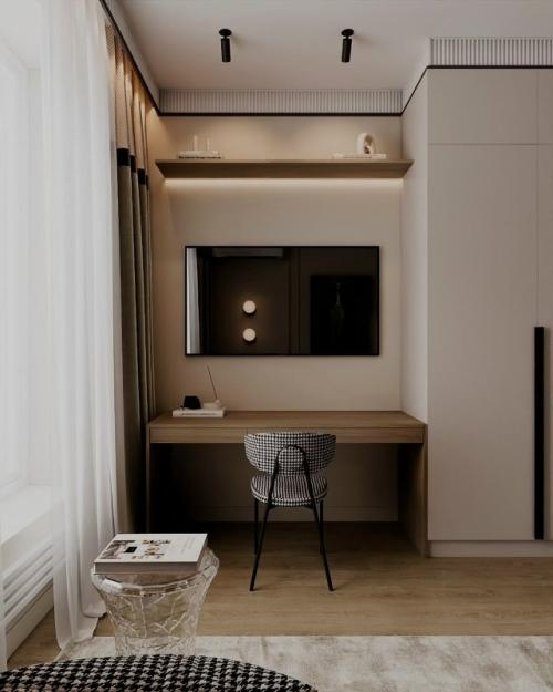 Проект небольшой, но уютной квартиры - студии. 06
