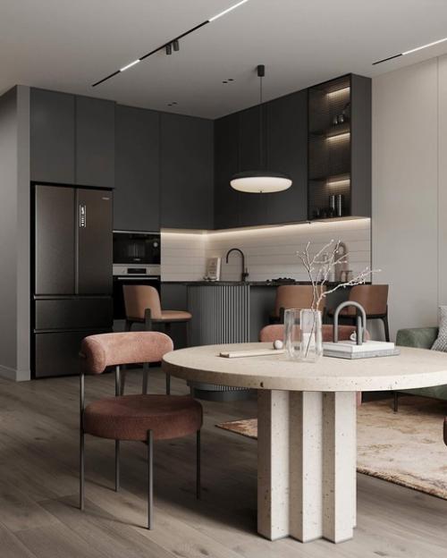 Стильная и уютная квартира с интересным декором. 02