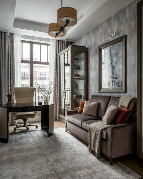 Реализованный интерьер двухуровневой квартиры площадью 180 кв. 04