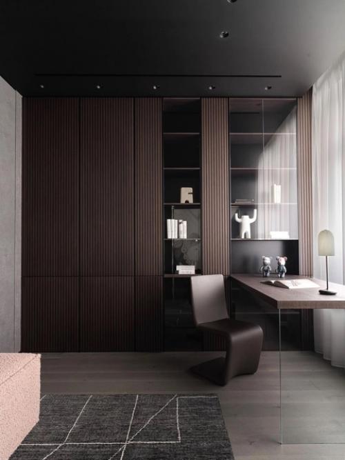 Реализованный интерьер квартиры, площадью 145 кв. 02