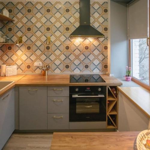 Кухня площадью 7 кв. 01