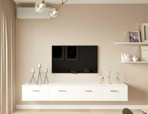 Проект квартиры - студии 28, 8 м 2 (34, 5 м 2 с балконом) в ЖК ренессанс во Владивостоке. 06