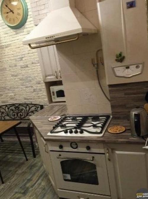 Интересное оформление кухни. 01